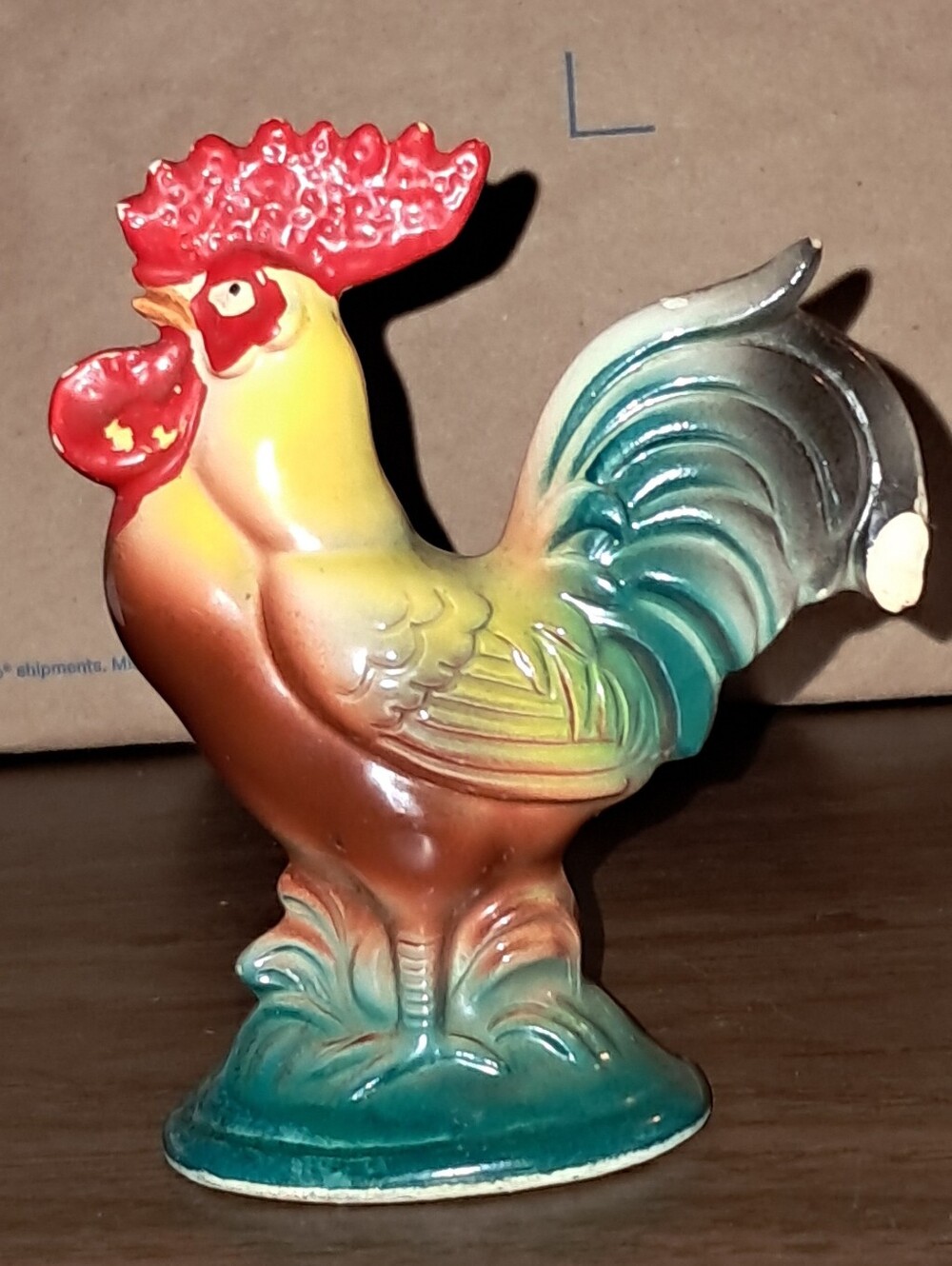 FREE wih PURCHASE. ROOSTER TABLE DECOR